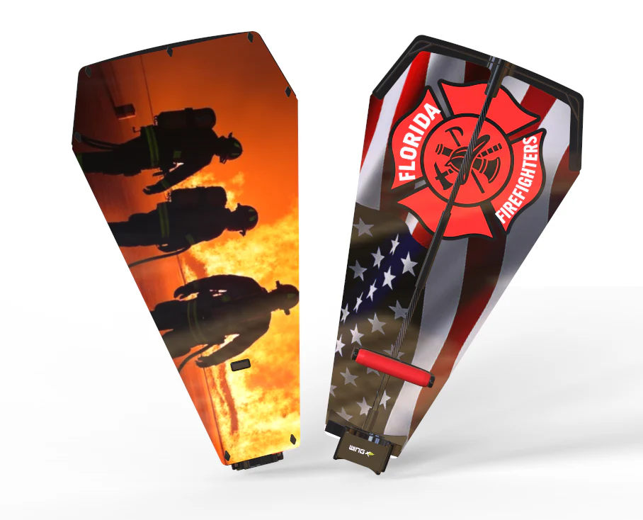 Firefighter themed chutes | WINGX Fitness for firefighters