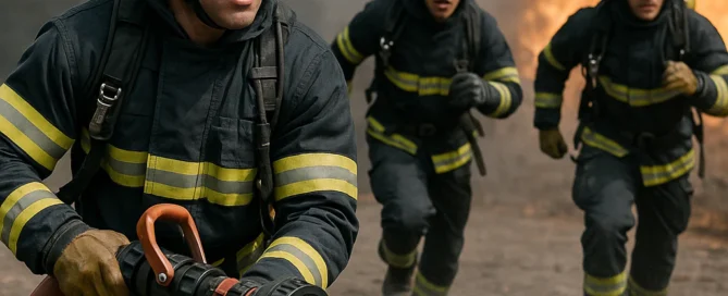 Firefighters in action | WINGX Fitness for firefighters